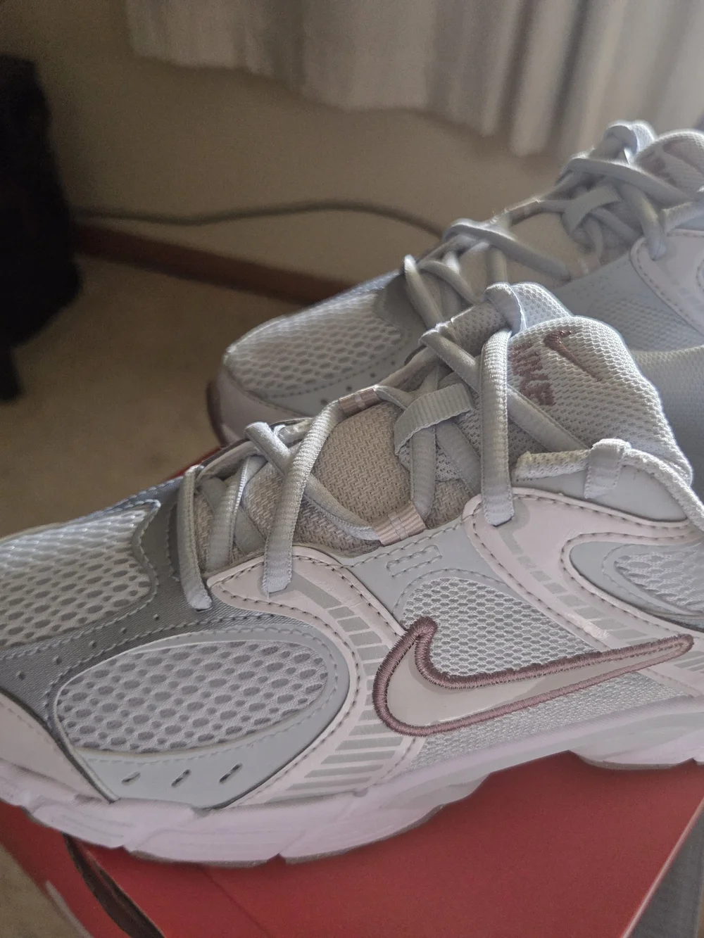 Nike Men’s Silver/Grey Athletic Running Sneakers